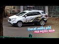 Lên bộ decal Sporty cực ngầu cho Ford Ecosport | Car Vlog Videography