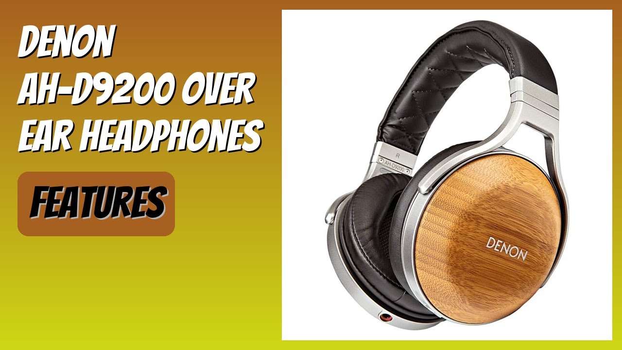 REVIEW (2026): Denon AH-D9200 Over Ear Headphones. Features - YouTube