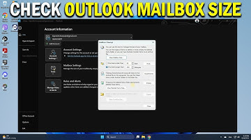 How To Check Outlook Mailbox Size and Limit - Easy Fix