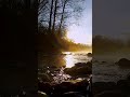Mesmerizing SUNDOWN: The Golden Light reflects on the Water Surface of the #river