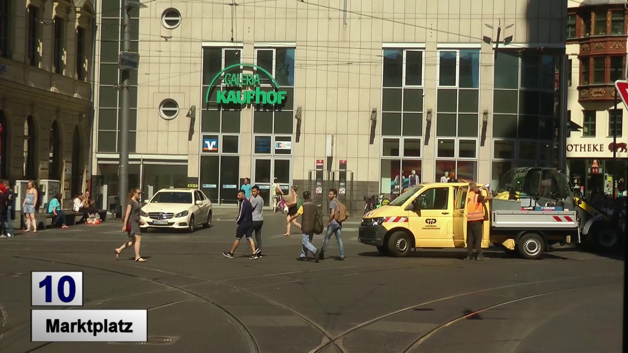 Straßenbahn Halle 2018 Linie 10