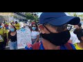 Los estudiantes marcharon en Paz en san Andrés