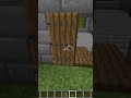 Bau eine coole Minecraft Tür mit diesem Build Hack! #shorts