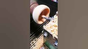 The wonderful journey of the birth of a wooden bowl via a mini cnc wood lathe.  #cnc