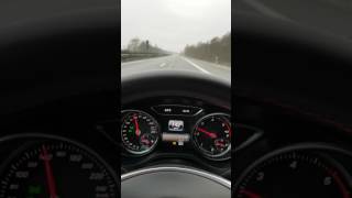 Mercedes Cla 220d Autobahn Test Drive U0026 Top Speed Autobahn Run