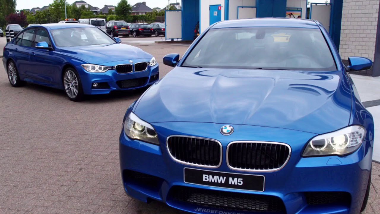 BMW m5 f10 Monte Carlo Blue