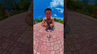 Walking on a Tiny Planet with My Insta360 Camera 😉😮