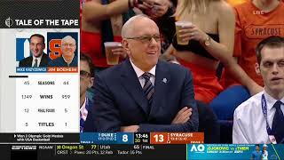 (2-1-2020) #9 Duke Blue Devils at Syracuse Orange