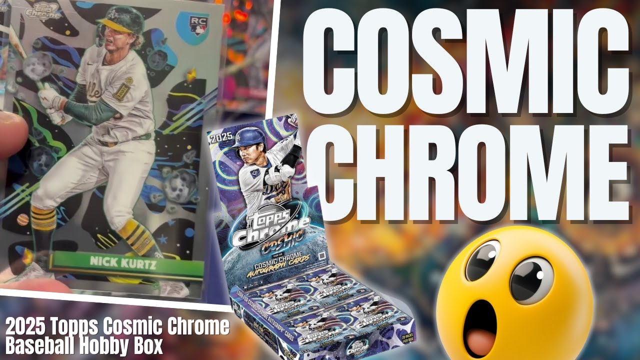 2025 Topps Cosmic Chrome Baseball Hobby Box — FULL UNBOXING! - YouTube