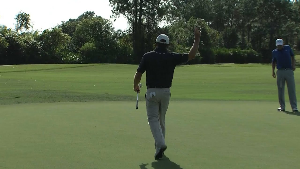 Highlights: Charlie Woods records eagle without dad's help at PNC ...