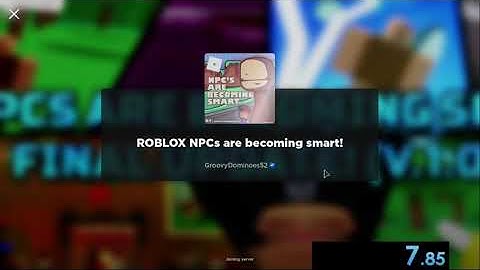 ROBLOX NPCs ARE BECOMING SMART speedrun troll ending 7.62