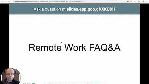 How to run a remote Q&A session online using Google Calendar, Meet and Slides