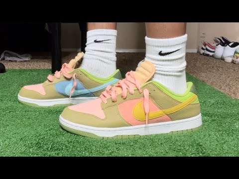 Nike Dunk Low Next Nature Sun Club Arctic Orange On Feet Review 