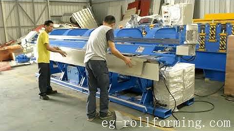 CNC bending machine/Gutter roll forming machine