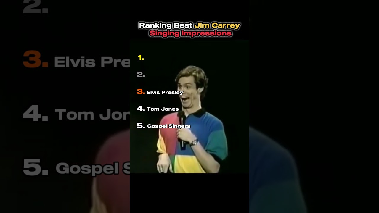 Ranking Best Jim Carrey Singing Impressions 