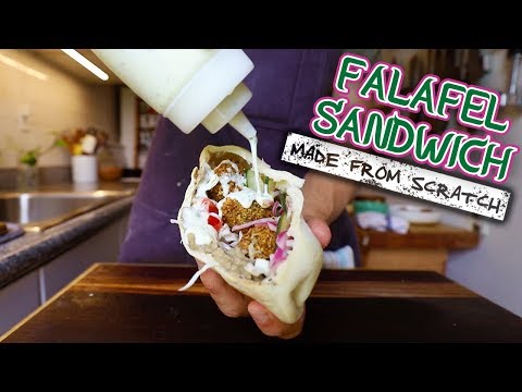 The Art of Crafting the Perfect Sandwich Series - Falafel