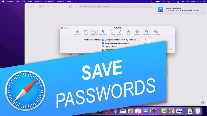 How to save website passwords on iphone