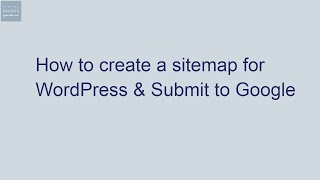 How to set up a Sitemap in WordPress