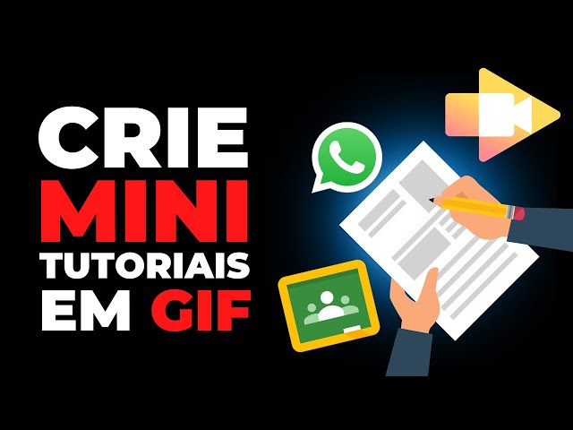 Como fazer GIFs animados com texto? - Positivo do seu jeito