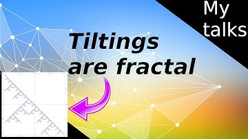 Daniel Tubbenhauer: Fractals and modular representations of SL2