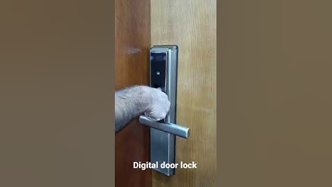 Digital door lock system