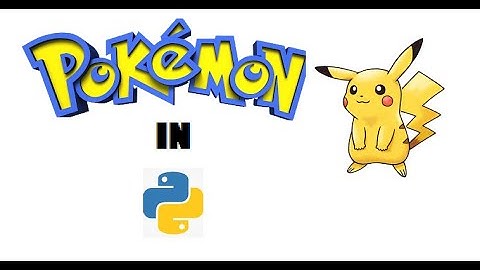 PYTHON POKEMON GAME