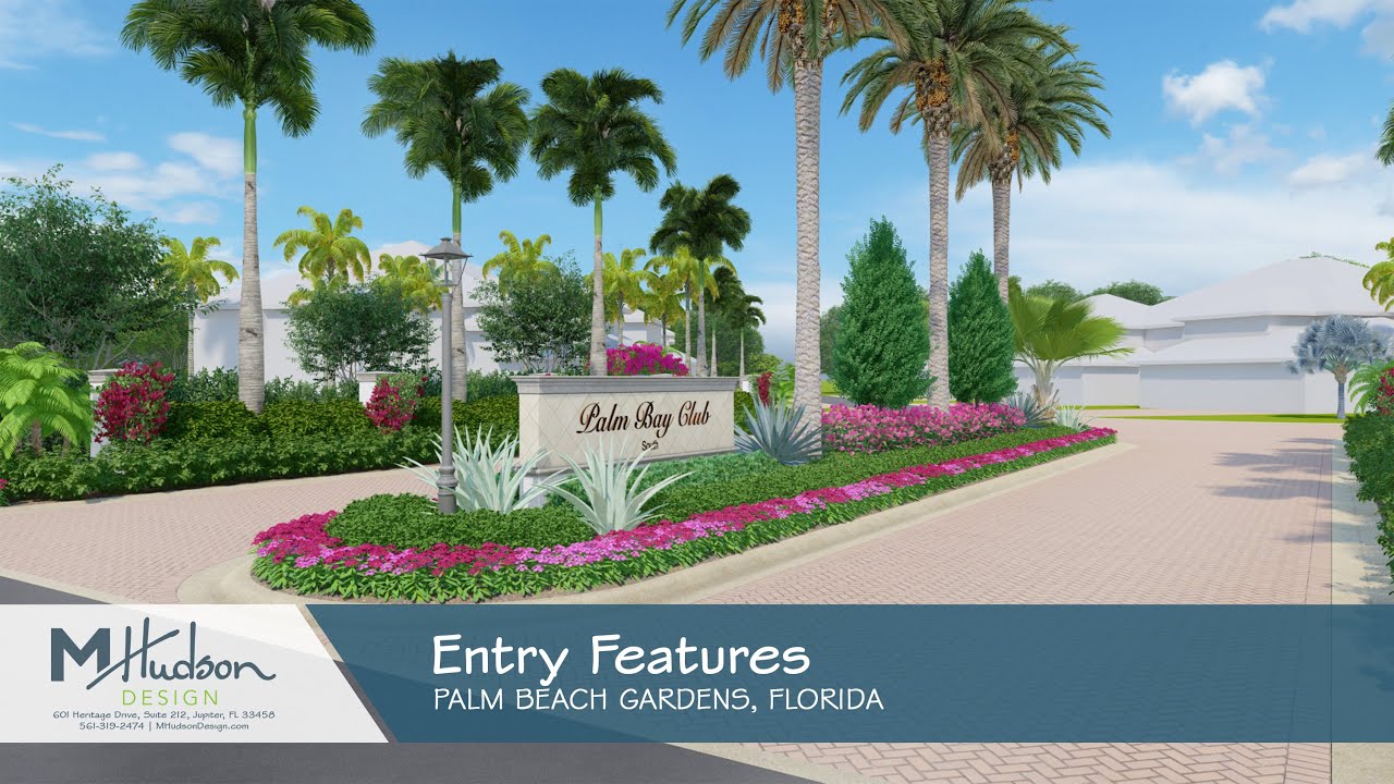 MHD-22-034 Entry Feature; Palm Beach Gardens, FL
