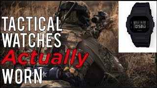 5 Tactical Watches ACTUALLY Worn: GShock, Suunto, AND MORE!