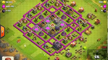 Clash of Clans - Farming attack - 2000 Dark Elixir - OLD FOXES