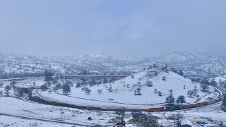 Tehachapi Winter Railroading