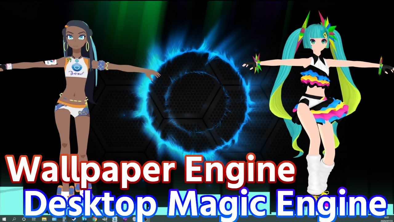 動きまくるクールな壁紙 Wallpaper Engine Desktop Magic Engine 設定プロセス Youtube
