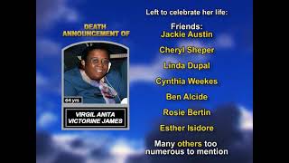 Virgil Anita Victorine James long