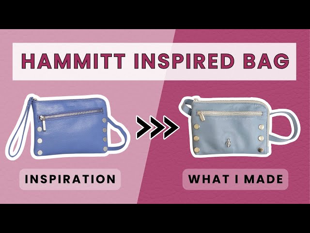 Pattern Hack & Tutorial: Hammitt Inspired Leather Bag - YouTube