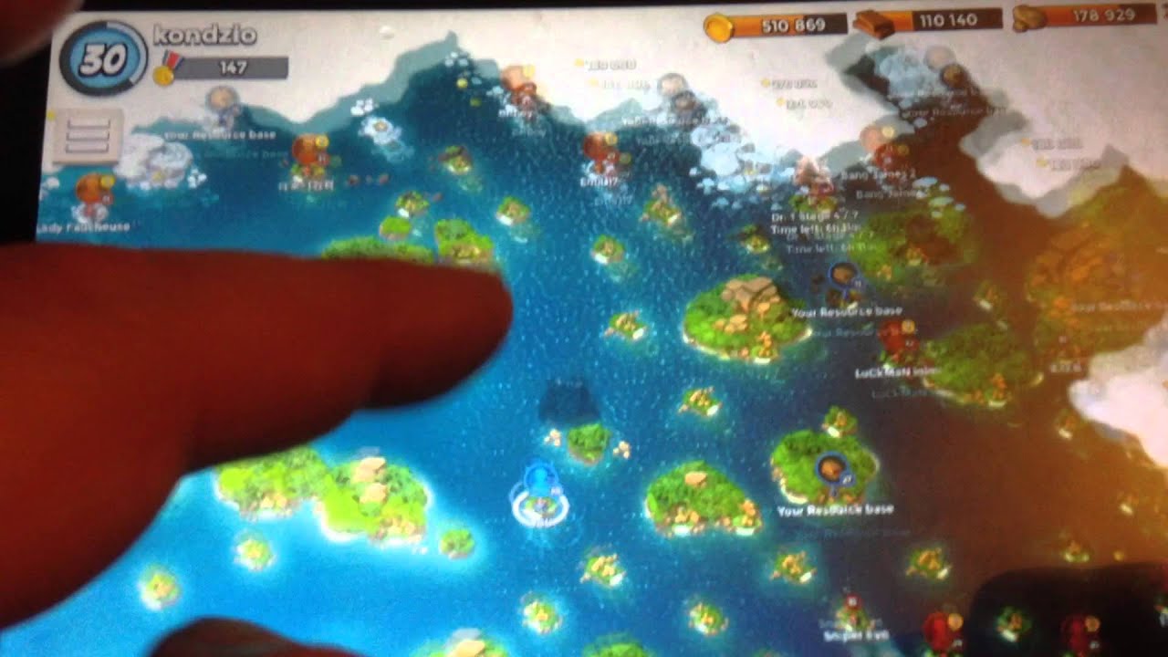 boom beach shadow on the sea ???