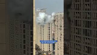Illegal lithium battery triggers explosion in high-rise in China