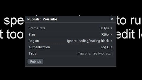 How to upload a lightworks video to youtube! quick and easy! 24 seconds!