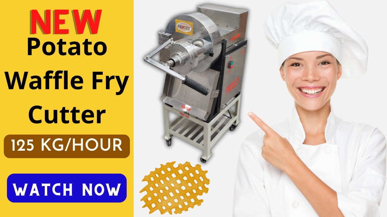 Stainless Steel Waffle Fry Potato Cutter