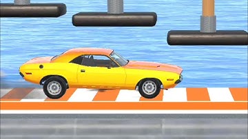 🟡Car Crash 3d | Crash Master 3D (Yellow Car)🚗Part-30 Android,ios Gameplay