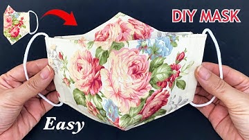 Easy 3D Mask! Diy 3Layers Face Mask Easy Pattern Sewing Tutorial | New Breathable Mask Making Ideas