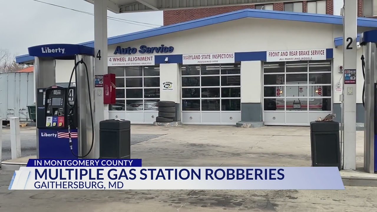 Police searching for suspect in multiple gas station robberies - YouTube