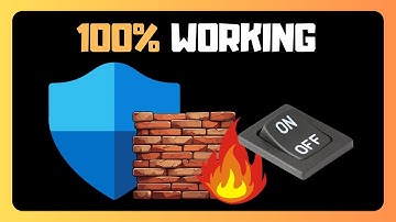 EASY STEPS How To Disable or Enable Windows Defender Firewall in Windows 10 or Windows 11