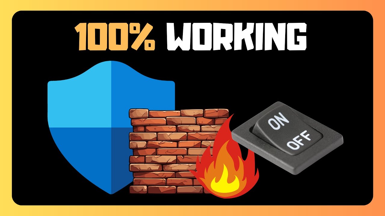 EASY STEPS How To Disable or Enable Windows Defender Firewall in ...