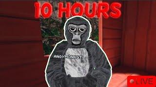 🔴10 HOUR LIVE STREAM COME JOIN (gorilla tag)🔴