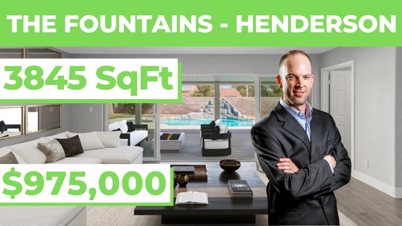 The Fountains Neighborhood Henderson Home Virtual Tour Las Vegas Lease