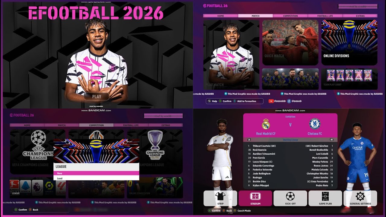 PES 2017 😱 NEW GRAPHIC MENU EFOOTBALL 2026 - YouTube