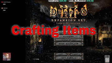 D2R - Crafting Items For GGM