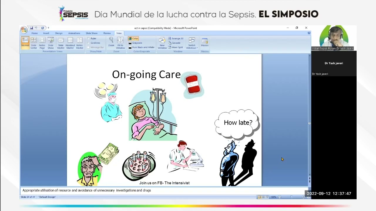 Sepsis on the cusp of cure - Reality vs Hype. Dr. Yash Javeri