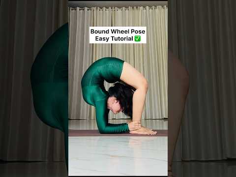 Chakrasana Variation: Bound Wheel Pose Step by Step #shorts #yogashorts