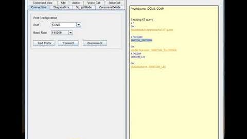 Connect SIM7000A board to AT Command Tester