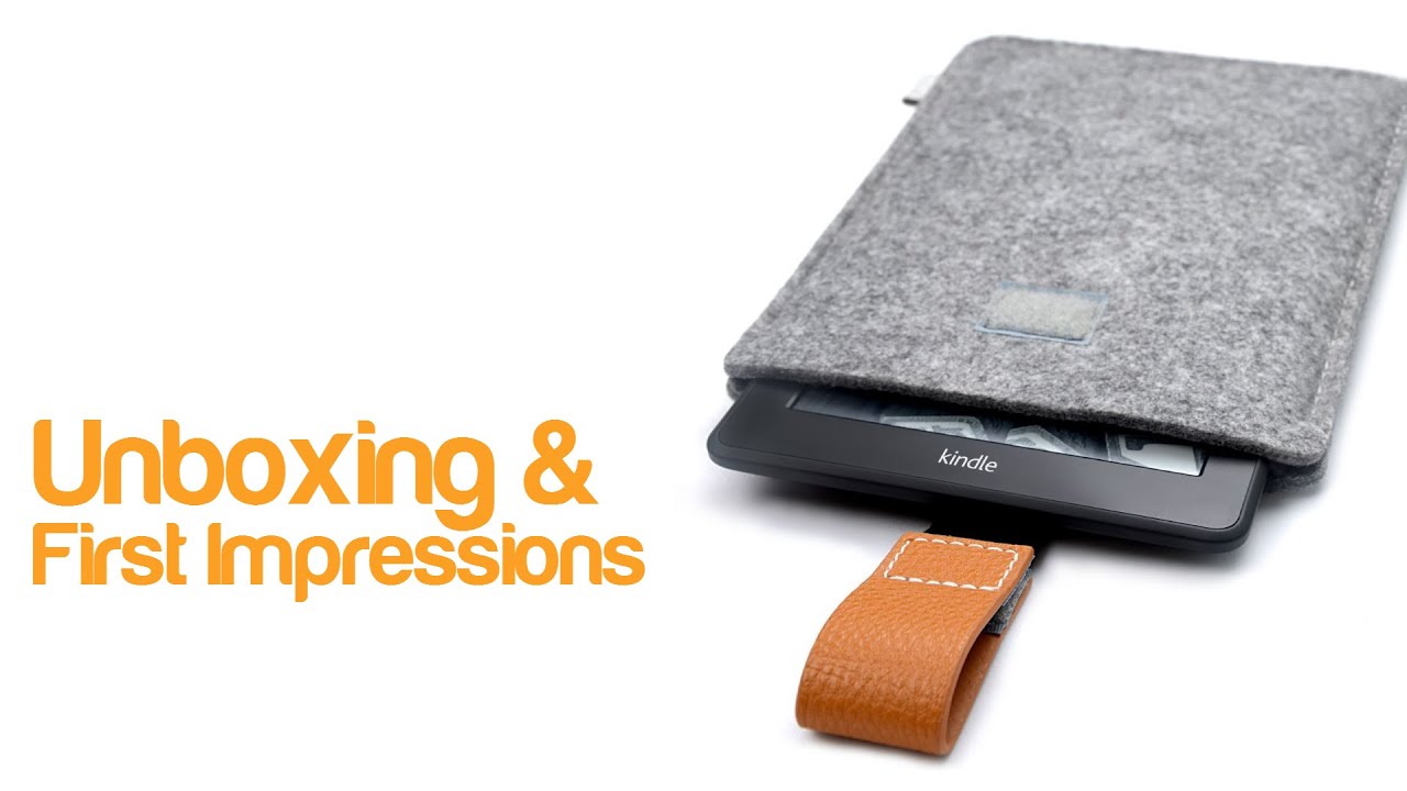 Inateck Compact Kindle Paperwhite Envelope Case Unboxing & First